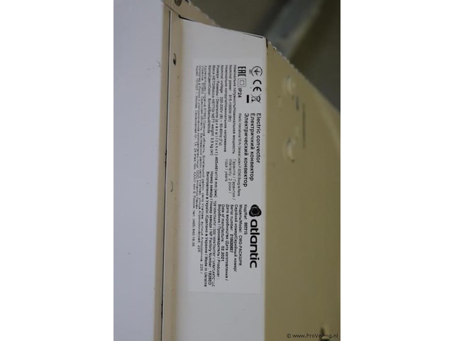Atlantic & dimplex elektrische convector - diverse afmetingen - 3 stuks - afbeelding 7 van  9