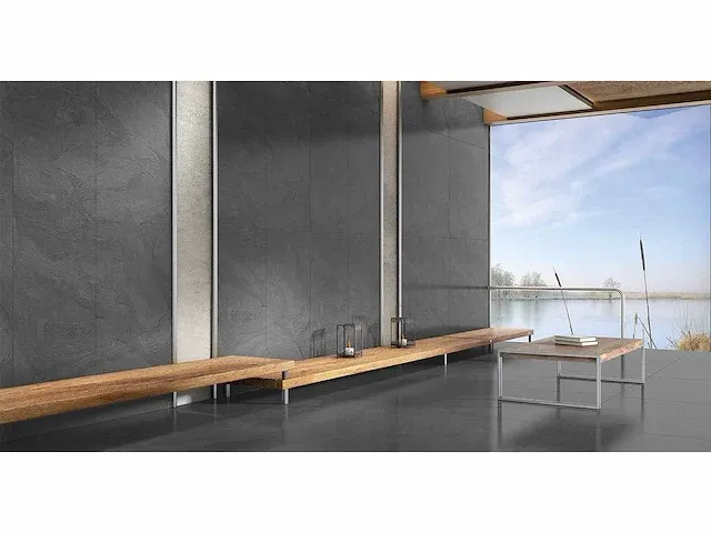 Atlantis antraciet mat tegel 60 m² - afbeelding 1 van  7