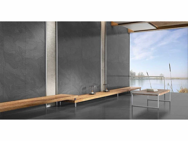 Atlantis antraciet mat tegel 60 m² - afbeelding 1 van  8