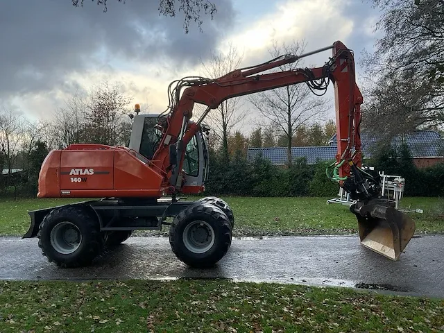 Atlas 140w banden graafmachine - afbeelding 6 van  44