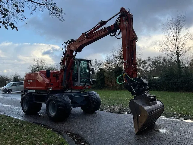 Atlas 140w banden graafmachine - afbeelding 7 van  44