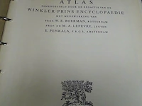 Atlas (1950) samengesteld door de redactie van de winkler prins encyclopedie - afbeelding 2 van  5