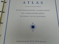 Atlas (1950) samengesteld door de redactie van de winkler prins encyclopedie - afbeelding 3 van  5
