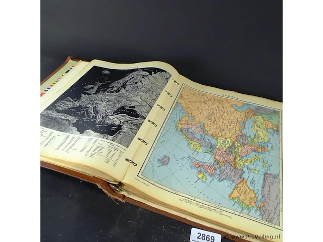 Atlas (1950) samengesteld door de redactie van de winkler prins encyclopedie - afbeelding 5 van  5