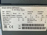 Atlas copco - 2020 - gx7p - schroefcompressor - afbeelding 7 van  7