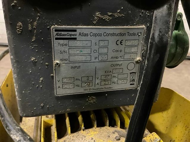 Atlas copco cf25t trilnaald frequentieomvormer - afbeelding 4 van  4