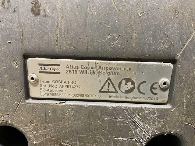 Atlas copco cobra pro i benzine breekhamer - afbeelding 4 van  5