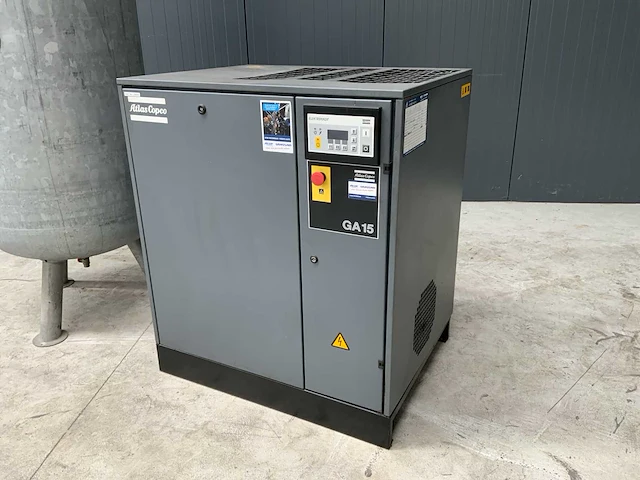 Atlas copco ga 15 ff luchtcompressor met buffertank - afbeelding 3 van  8