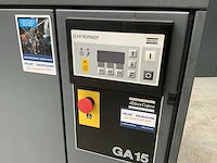 Atlas copco ga 15 ff luchtcompressor met buffertank - afbeelding 4 van  8