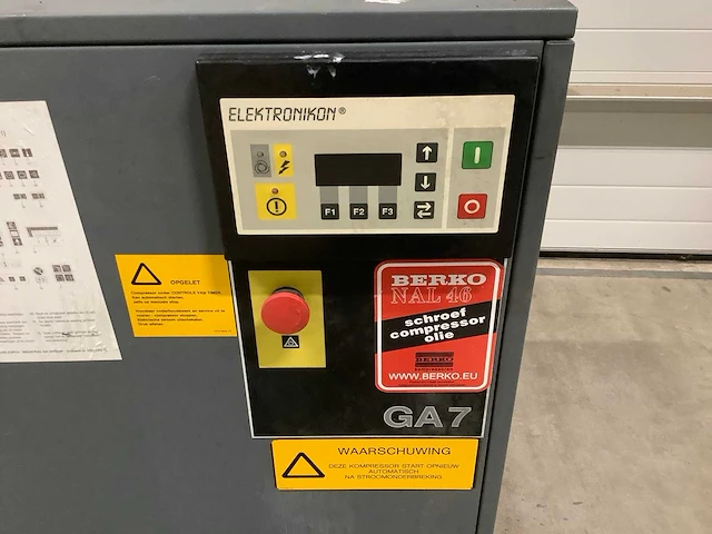 Atlas copco ga10 schroefcompressor - afbeelding 3 van  6
