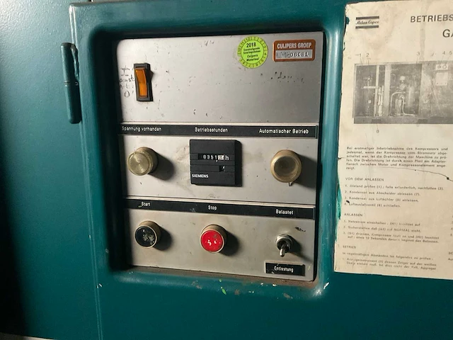 Atlas copco ga410 schroefcompressor - afbeelding 4 van  8