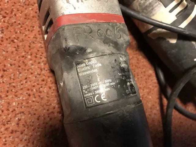 Atlas copco gsl600e rechte slijper (4x) - afbeelding 4 van  7