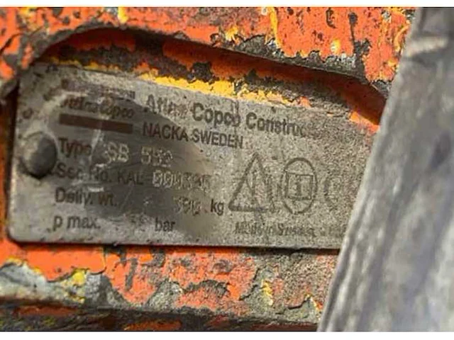 Atlas copco sb 552 hydraulische breekhamer - afbeelding 6 van  6