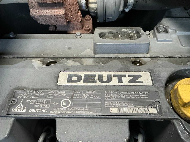 Atlas copco xahs186dd mobiele compressor - afbeelding 5 van  20