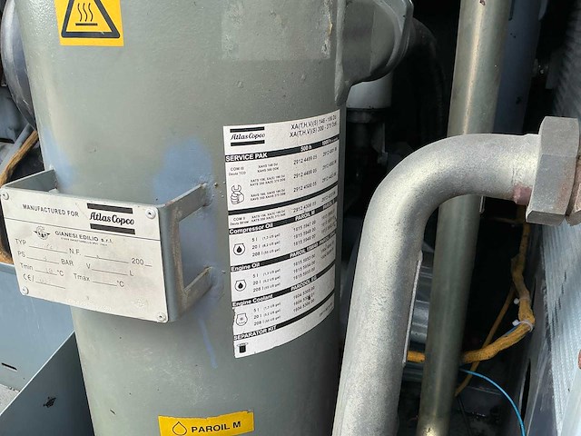 Atlas copco xahs186dd mobiele compressor - afbeelding 8 van  20