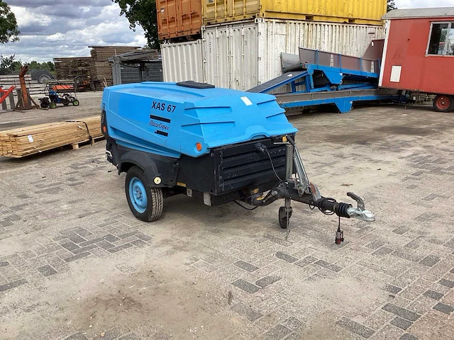 Atlas copco xas 67 schroefcompressor - afbeelding 9 van  16