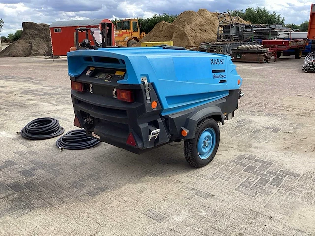 Atlas copco xas 67 schroefcompressor - afbeelding 10 van  16