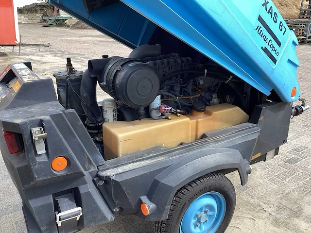 Atlas copco xas 67 schroefcompressor - afbeelding 14 van  16