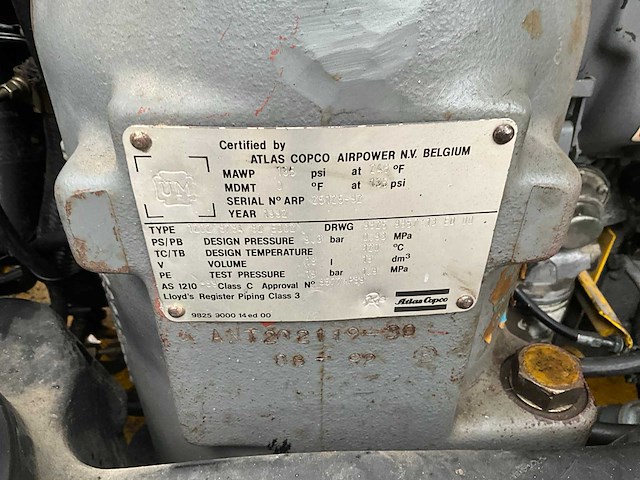 Atlas copco xas45 luchtcompressor - afbeelding 9 van  20