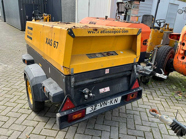 Atlas copco xas67 luchtcompressor - afbeelding 2 van  9