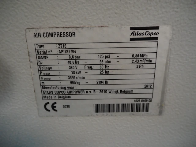 Atlas copco - afbeelding 9 van  9