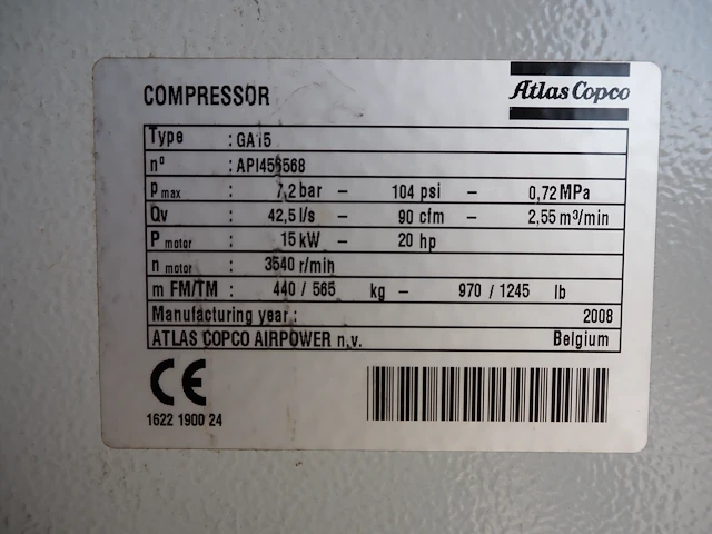 Atlas copco - afbeelding 8 van  8