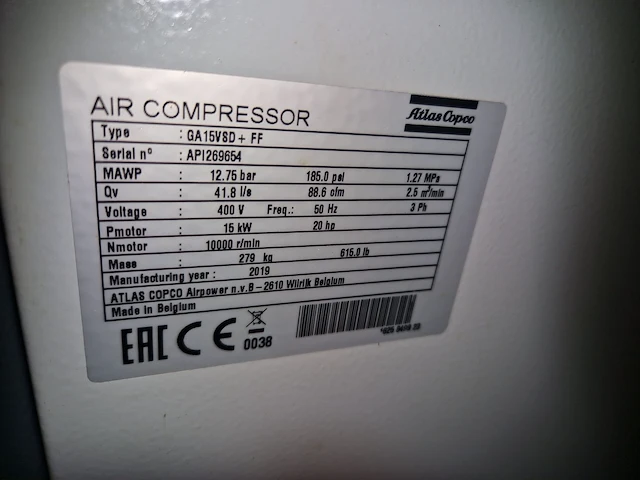Atlas copco - afbeelding 9 van  9
