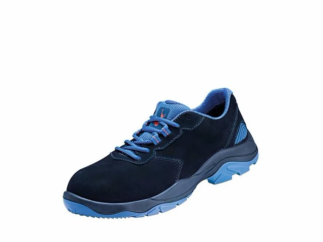 Atlas lage schoen ergo-med 600 esd s2, wijdte 14 maat 50 blauw/zwart - afbeelding 1 van  1
