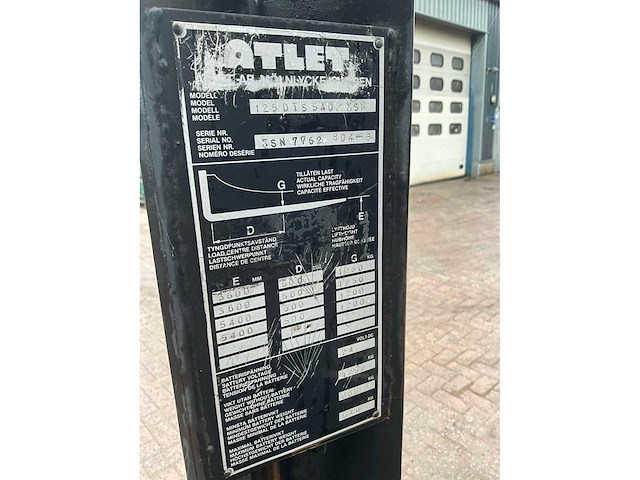 Atlet 125 dts 540 reach truck - afbeelding 4 van  14