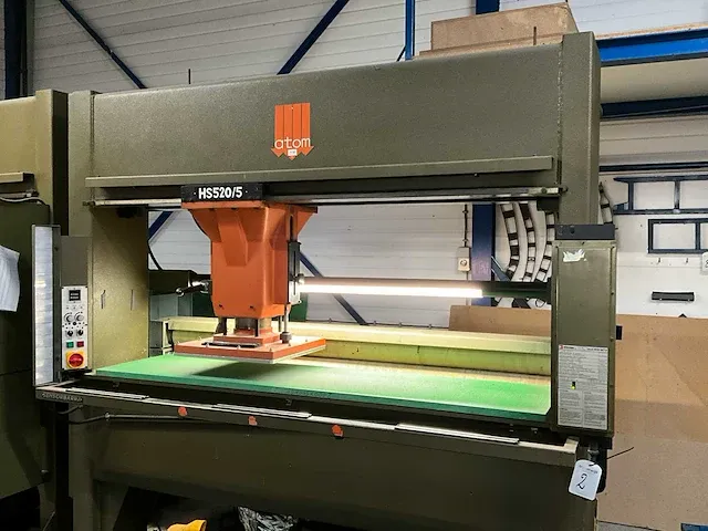Atom hs520/5 stansmachine / oildynamic cutting press - afbeelding 23 van  29