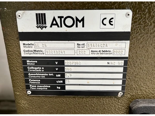 Atom se 25 zwenkarm pers - afbeelding 4 van  4
