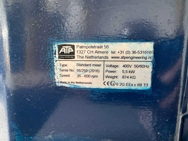 Atp standaard mixer mix machine - afbeelding 16 van  23