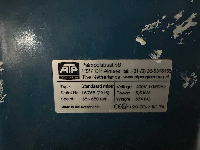 Atp standaard mixer mix machine - afbeelding 15 van  22