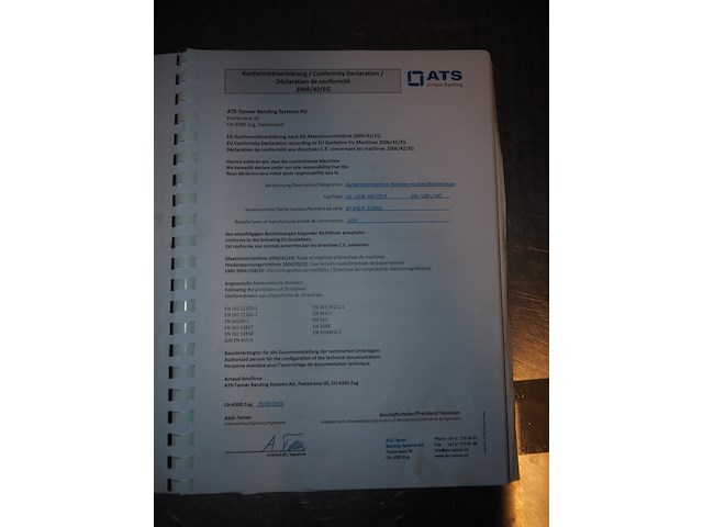 Ats-tanner banding systems ag - afbeelding 10 van  19