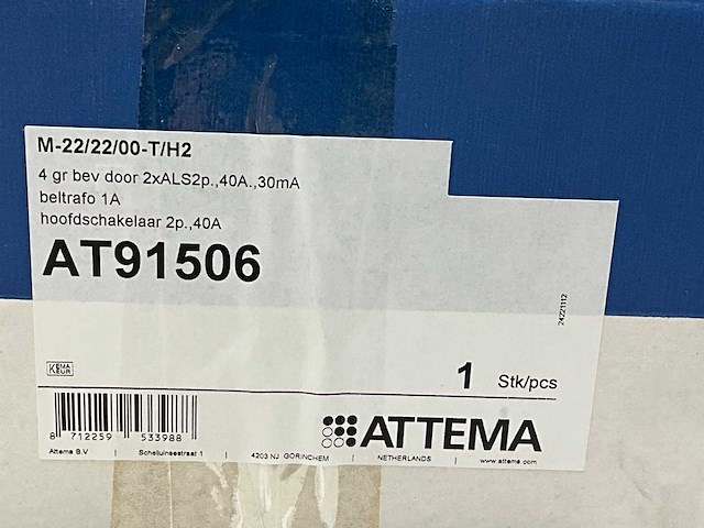 Attema nxt m-22/22/00-t/h2 groepenkast - afbeelding 8 van  9