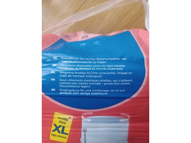 Attends 3x xl wegwerpbroekjes 14 pcs aantal 1 pak. - afbeelding 3 van  5