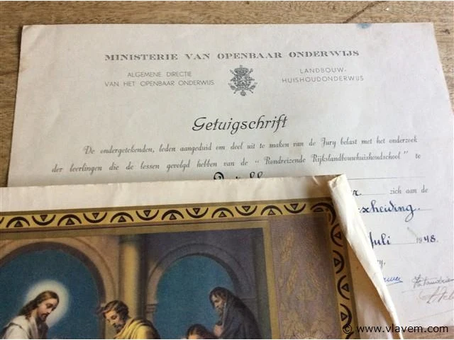 Attest plechtige communie - afbeelding 2 van  3
