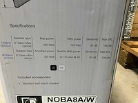 Audac noba 8 compact bass cabinet - afbeelding 5 van  5