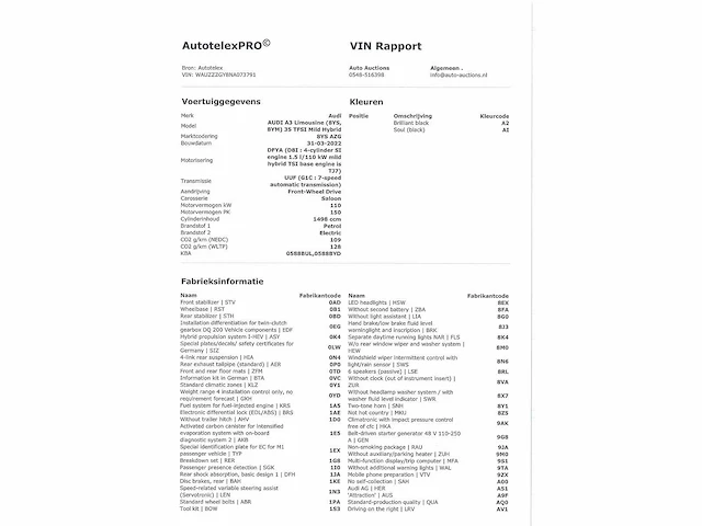 Audi a3 limousine 35 tfsi automaat 2022 - afbeelding 8 van  18