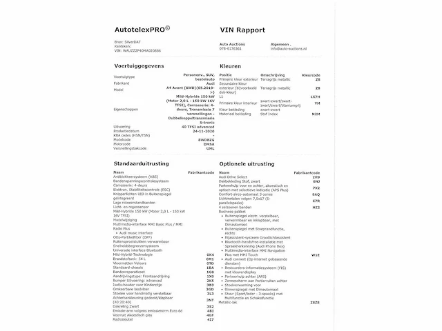 Audi a4 avant 40 etfsi mhev 204pk automaat 2020 - afbeelding 24 van  33