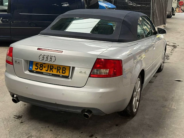 Audi a4 cabriolet 2.4 v6 exclusive automaat, 58-jr-rb - afbeelding 2 van  15