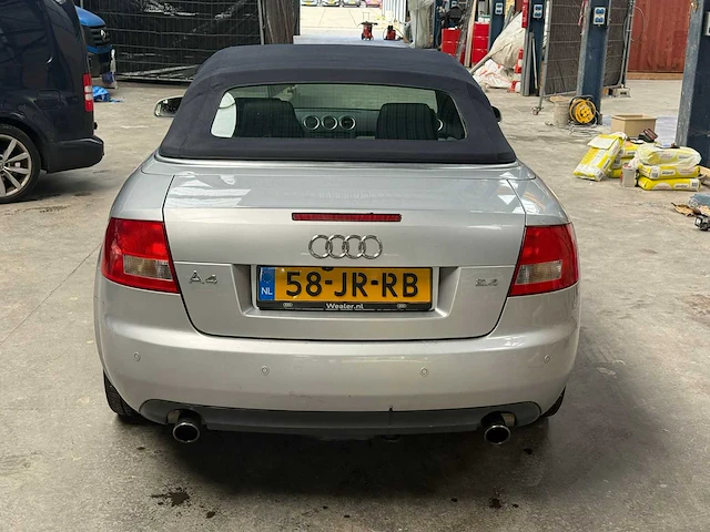 Audi a4 cabriolet 2.4 v6 exclusive automaat, 58-jr-rb - afbeelding 12 van  15