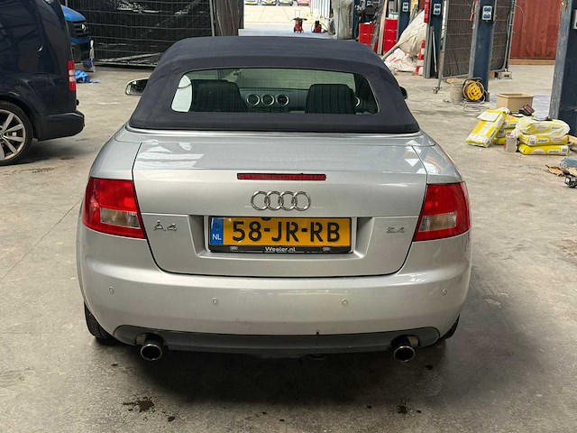 Audi a4 cabriolet 2.4 v6 exclusive automaat, 58-jr-rb - afbeelding 12 van  15