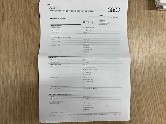 Audi e-tron 50 quattro launch edition plus 71 kwh 313pk 2019 (origineel-nl), h-644-bl - afbeelding 59 van  72