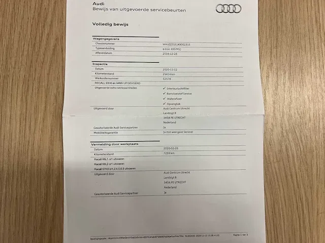 Audi e-tron 55 quattro advanced 95 kwh 360pk 2018 (origineel-nl), xh-729-d - afbeelding 63 van  71