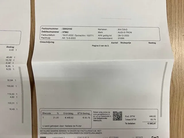 Audi e-tron 55 quattro advanced 95 kwh 360pk 2018 (origineel-nl), xh-729-d - afbeelding 66 van  71