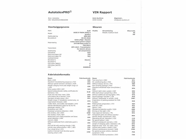 Audi e-tron sportback quattro 503pk automaat 2022 vierwielaandrijving - afbeelding 7 van  18