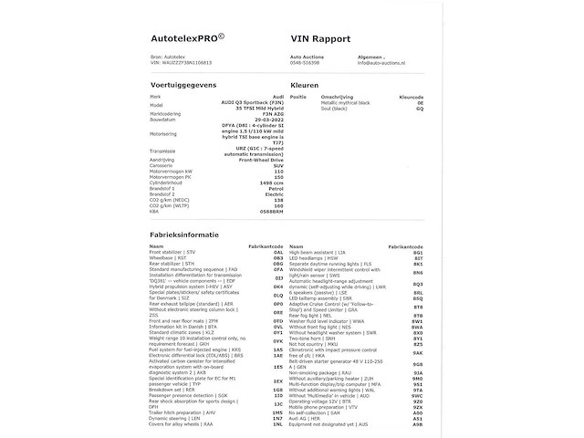 Audi q3 sportback 35 tfsi 150pk automaat 2022 - afbeelding 26 van  28