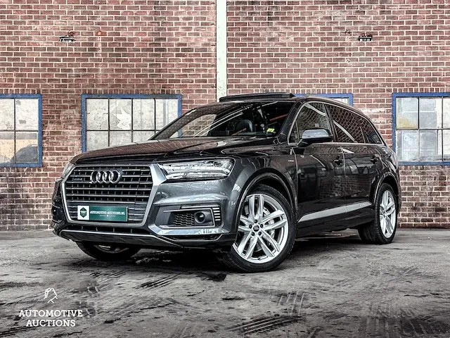Audi q7 e-tron s-line 3.0 tdi quattro sport 371pk 2016 -orig. nl-, nb-628-x - afbeelding 1 van  46