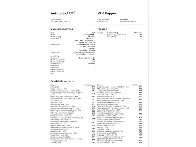 Audi q8 55 tfsi e quattro s-line automaat 380pk 2023 - afbeelding 10 van  20